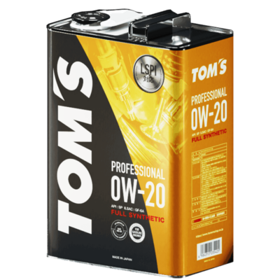 Масло моторное TOM`S Professional 0W-20 SP GF-6A 4л