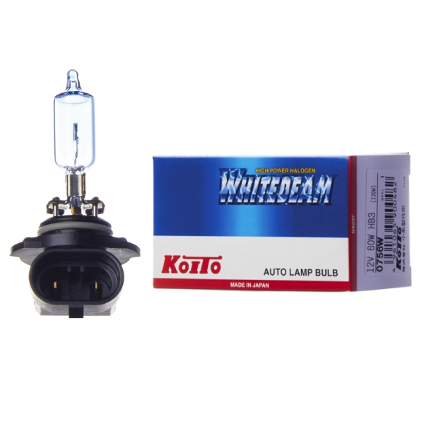 Лампа высокотемпературная Koito Whitebeam 9005 (HB3) 12V 65W (120W) 4200K (уп. 1 шт.)