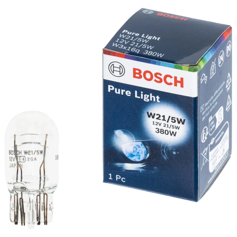 BOSCH 1987302252 Лампа Pure Light Standart W21/5W 12V