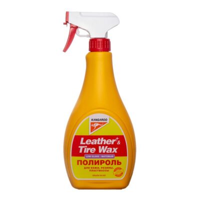 Полироль матовый (кож.,рез.,пласт.) Leather & Tire Wax Low Gloss lite, 500мл
