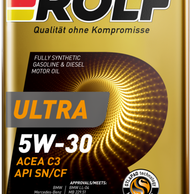 Масло моторное синтетическое ROLF Ultra 5W-30 C3 SN/CF 4л
