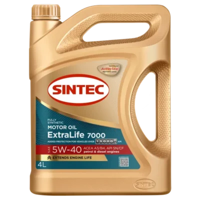 Масло моторное SINTEC ExtraLife 7000 5W-40 A3/B4 4л