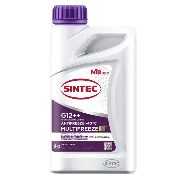 Жидкость охлаждающая Sintec ANTIFREEZE MULTIFREEZE violet  1кг