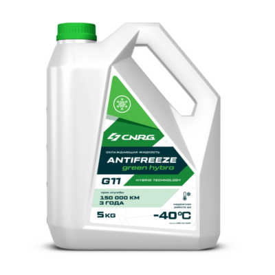 Охлаждающая жидкость C.N.R.G. Antifreeze Green Hybro G11 5 кг