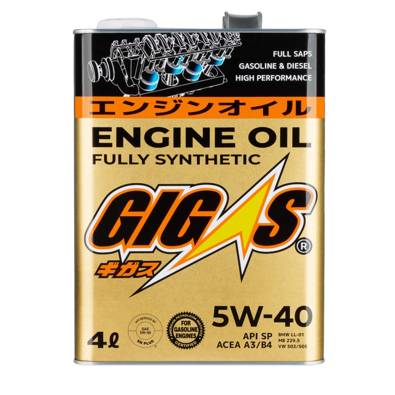 Моторное масло GIGAS 5W-40 SP A3/B4 4л