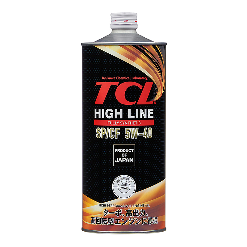 Масло моторное TCL High Line, Fully Synth, SP/CF, 5W40, 1л