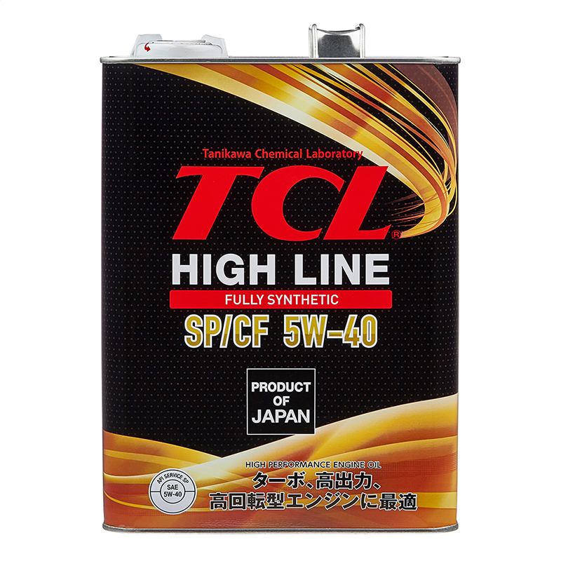 Масло моторное TCL High Line, Fully Synth, SP/CF, 5W40, 4л