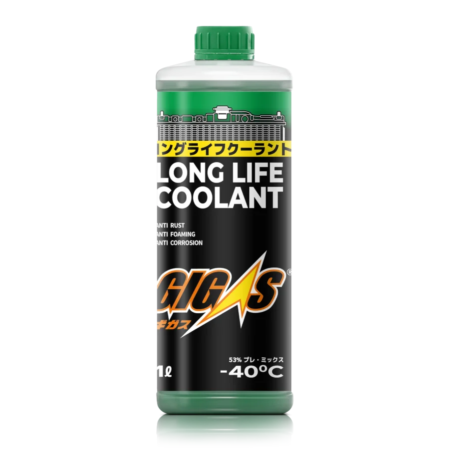 Антифриз GIGAS LONG LIFE COOLANT -40 GREEN, зеленый, 1л