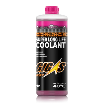 Антифриз GIGAS SUPER LONG LIFE COOLANT -40 PINK, розовый, 1л