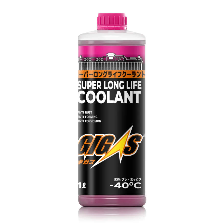 Антифриз GIGAS SUPER LONG LIFE COOLANT -40 PINK, розовый, 1л