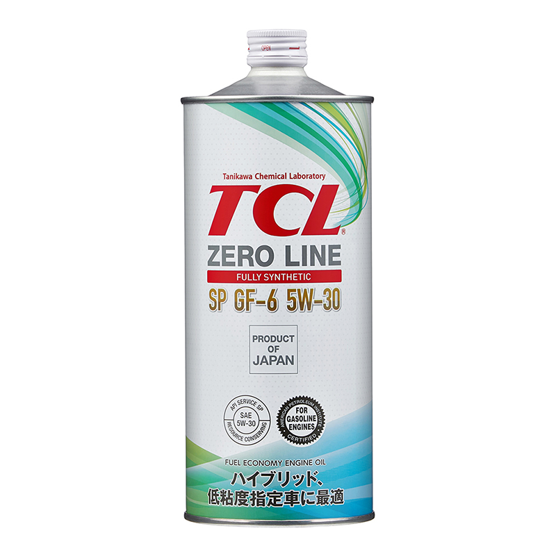 Масло моторное TCL Zero Line Fully Synth, Fuel Economy, SP, GF-6, 5W30, 1л