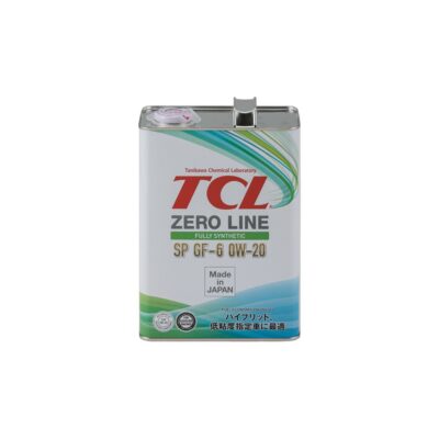 Масло моторное TCL Zero Line Fully Synth, Fuel Economy, SP, GF-6, 0W20, 4л